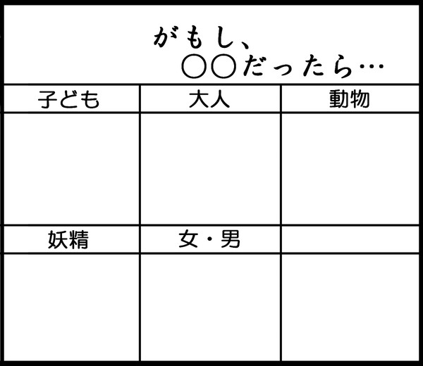 イメレス素材　「～がもし○○だったら」