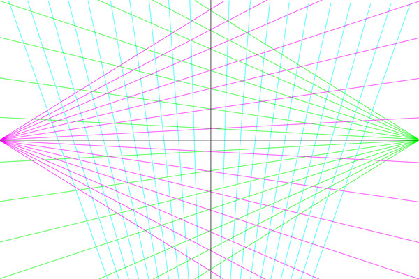 【フリー素材】透視図法的なもの