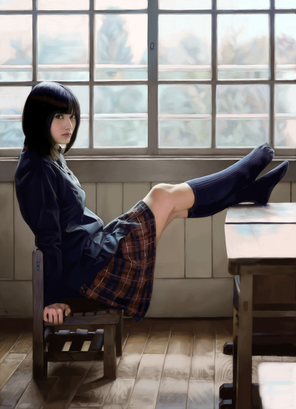 橋本愛　模写