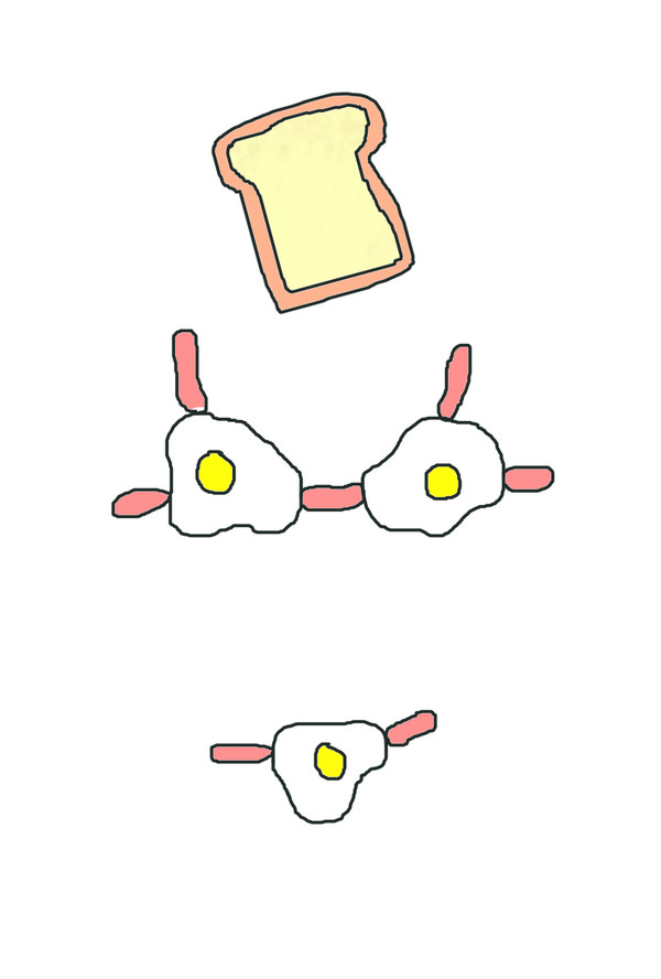 セクシーな朝食