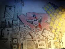 自作PV絵