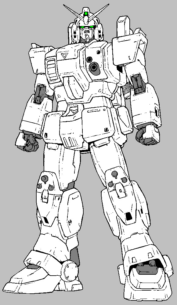 陸戦型ガンダムぬりえ