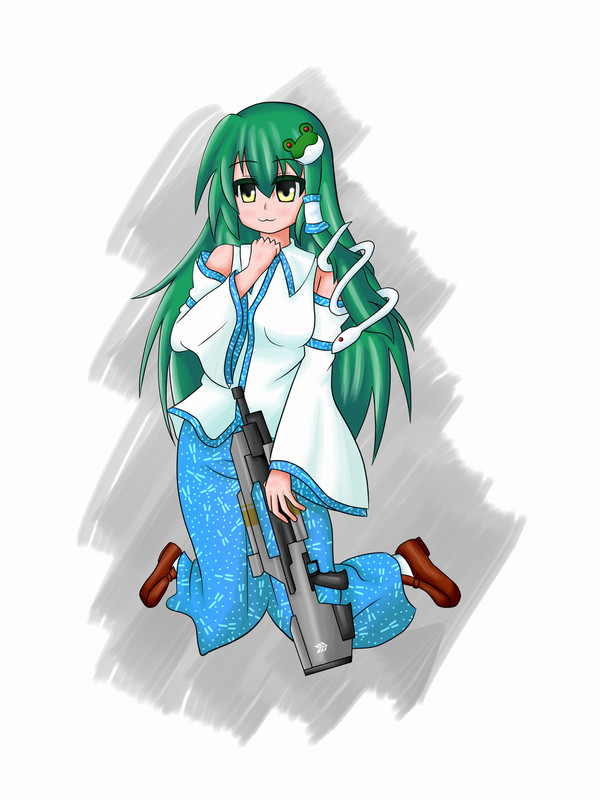 早苗さんとバトルライフル