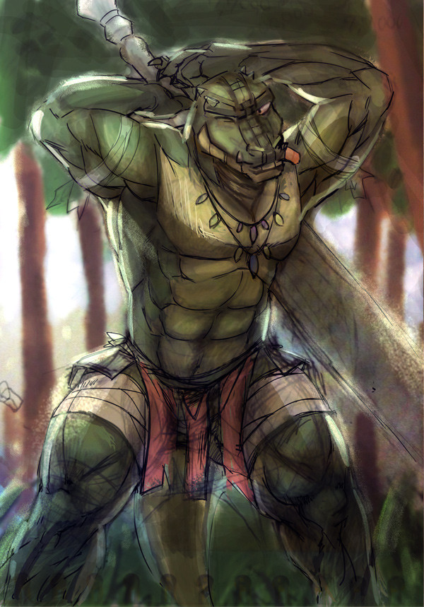 獣人×大剣