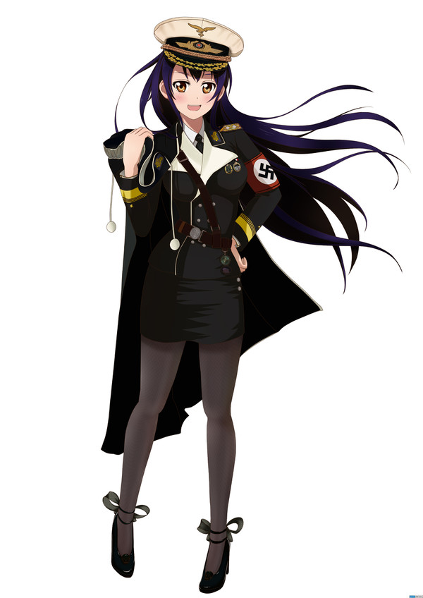 園田海未—海軍岸炮部隊上將制服窄裙款