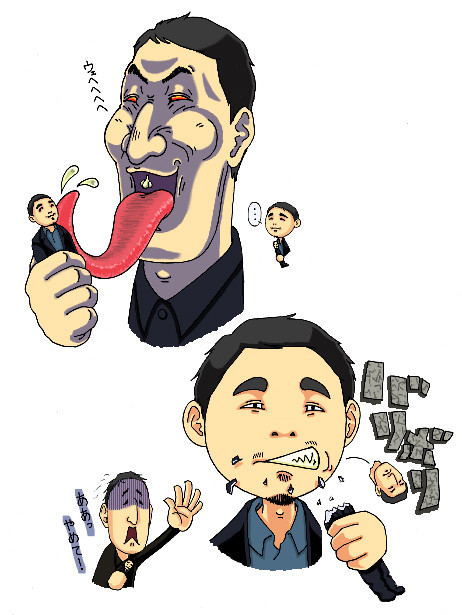 人形と動物