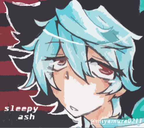 スリーピーアッシュ描いてみた