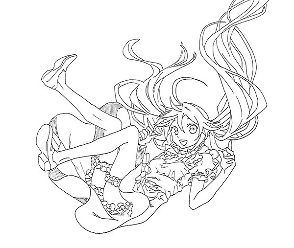 初音ミク   線画