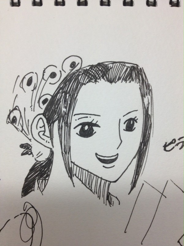 ルフィの成長をみたマキノ