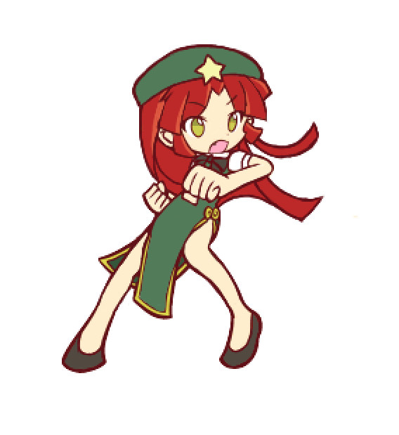 ぷよぷよ風紅美鈴【トレス】