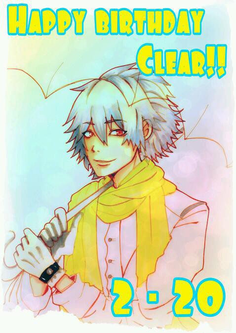 お誕生日おめでとう!クリアたん＼(^o^)／