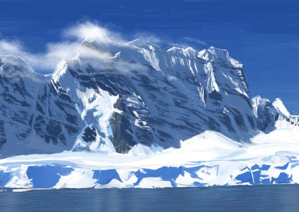 场景  雪山