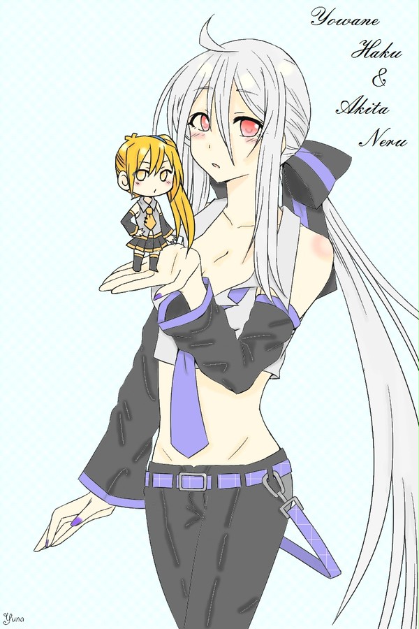 弱音ハク＆ちび亞北ネル