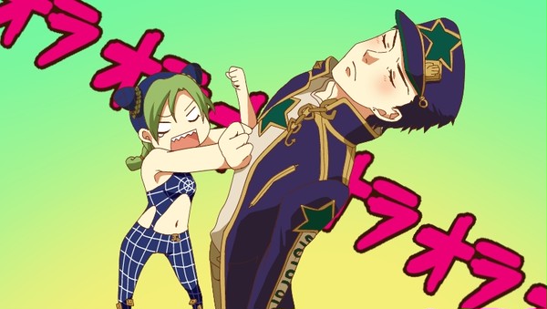 親父をオラオラ