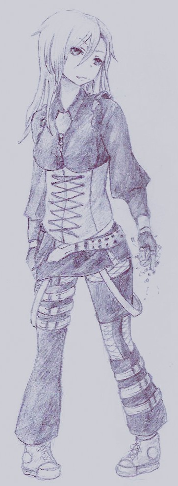 友達が私を描いてくれた.