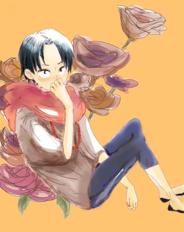 現パロきり受け寄り。成長