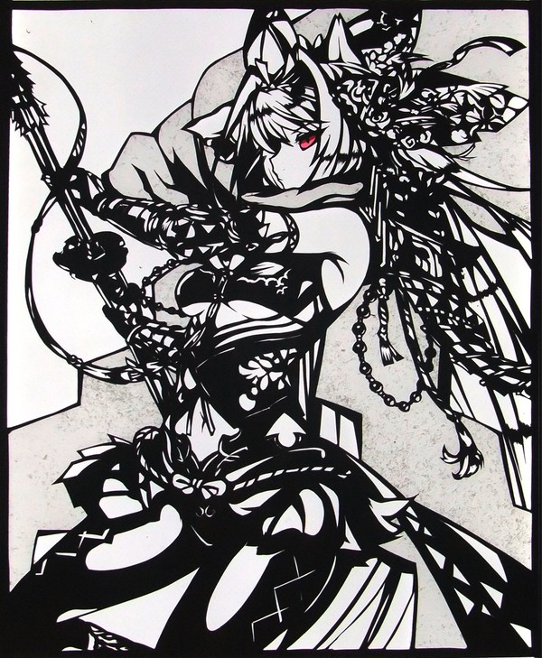 MURAMASA　上杉謙信 切り絵