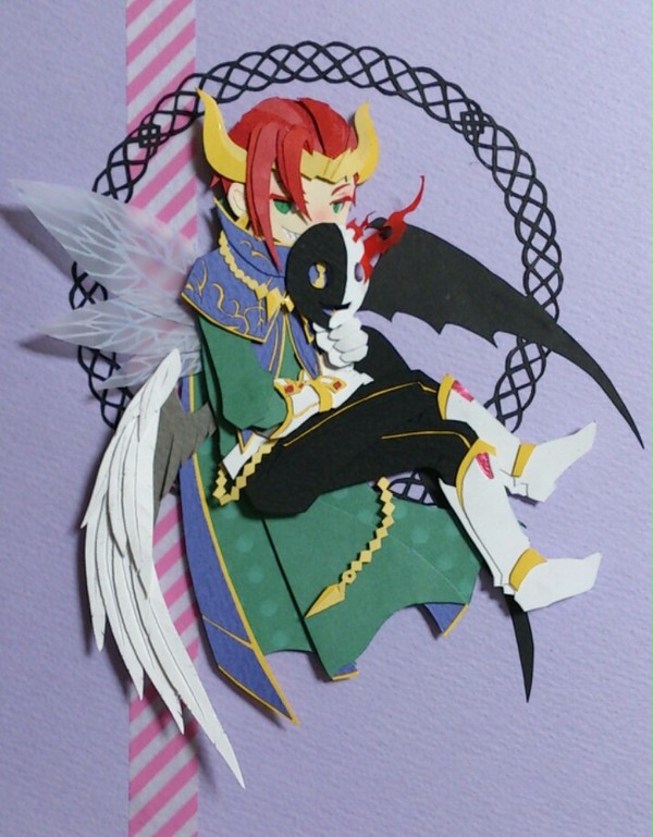 切り絵の狡知の神