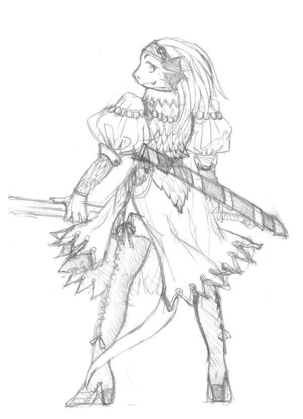 DFO（Dragonborn Fighter Onna）