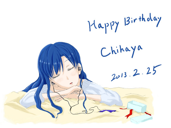 千早誕生日お祝い絵