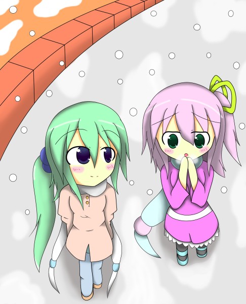 初雪!