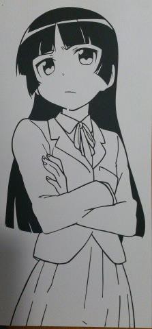 【切り絵】黒猫(五更瑠璃 )