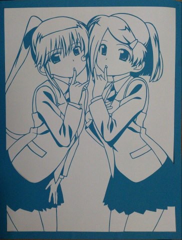 【切り絵】住之江あこ 住之江りこ