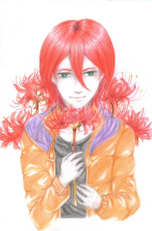 絵色鉛筆画詰