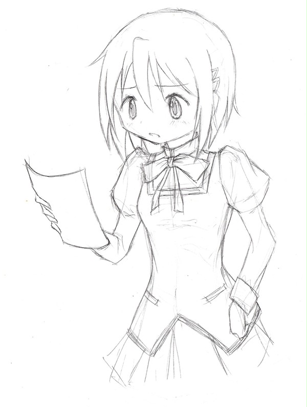 テスト返却さやかちゃん