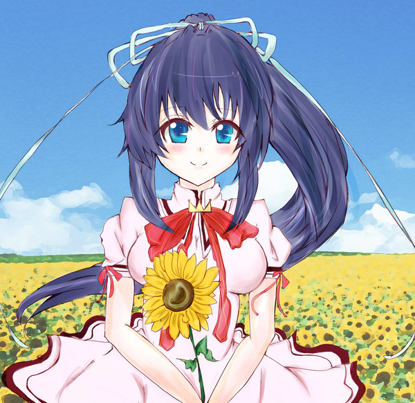 向日葵とルチア