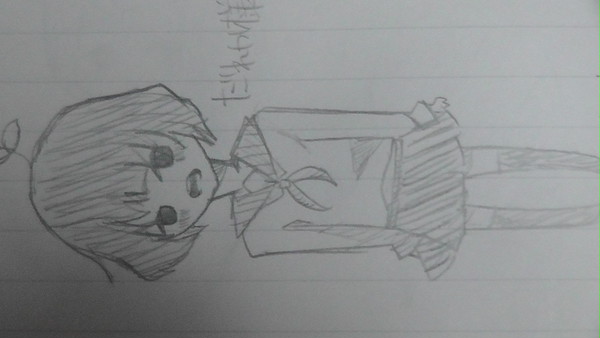 誰か様を描きました