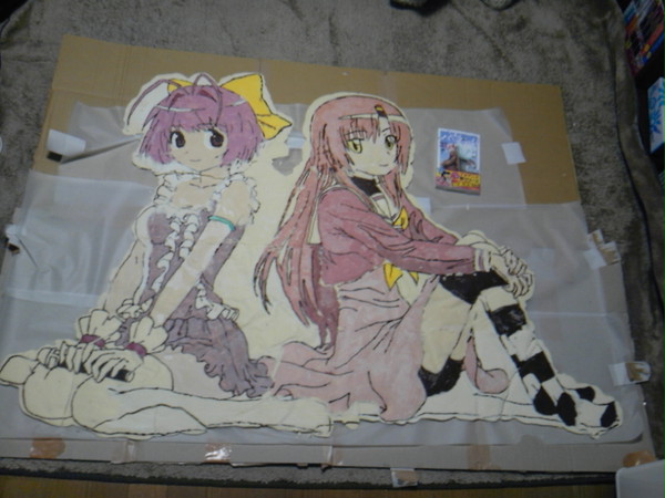 【ヒナ祭り祭り】ヒナギク＆かのんの等身大キャラチョコを作ってみた