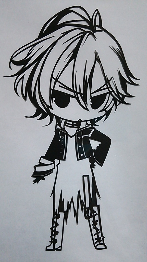 【切り絵】シン【AMNESIA】