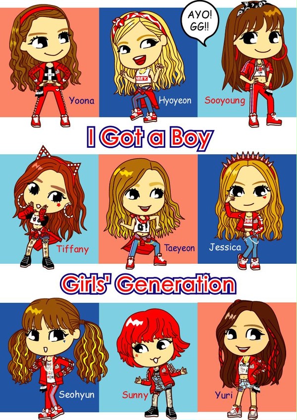 少女時代【Ｉ got a Boyジャージver】