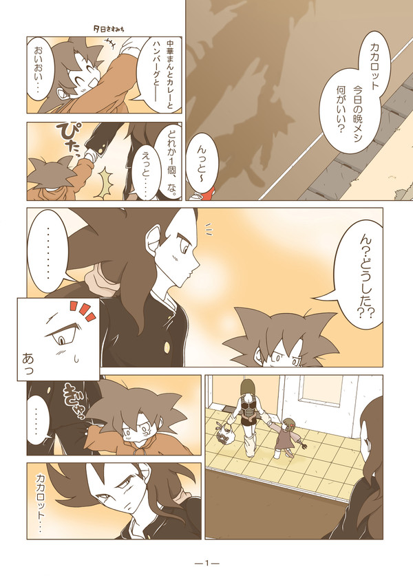 【牛蒡家の小話】夕日さすみち