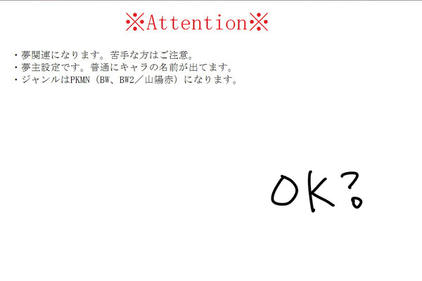 【夢主】設定