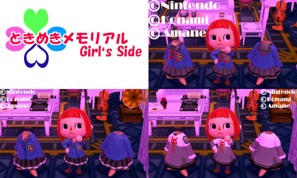 【とび森】女子冬制服マイデザイン【ときメモGS】