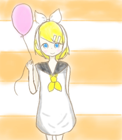 水彩リンちゃん