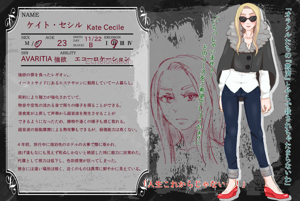 【愚銅貨】ケイト・セシル【レギオン】