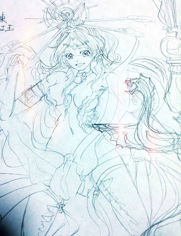 練紅玉ちゃん！13巻表紙模写