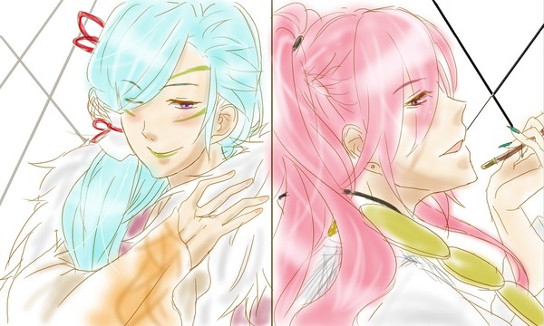 八千代と秦様落書き〜