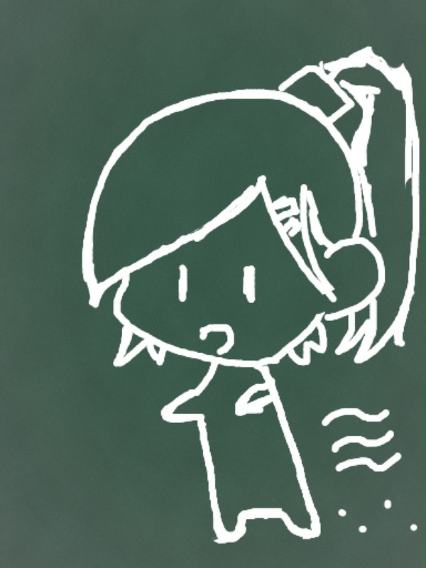 黒板の落書き