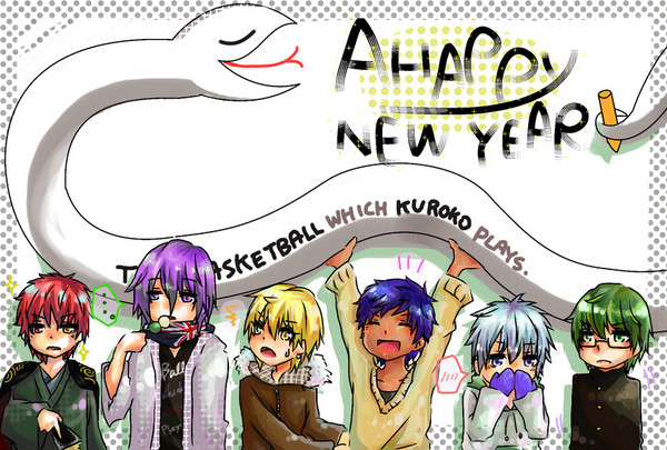 黒バスで年賀状!