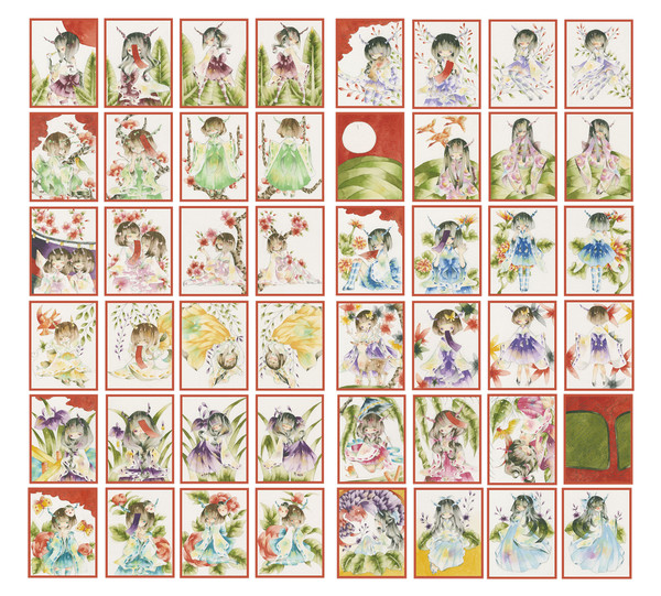 鬼の子花札