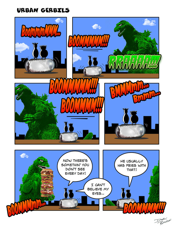 Urban Gerbils: Godzilla!
