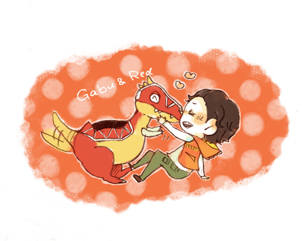 【落書き&漫画詰め】キョウリュウさん