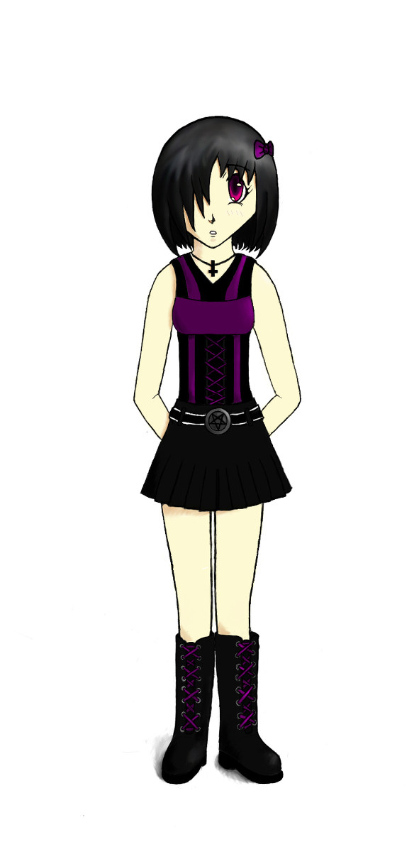 Goth Girl Colored