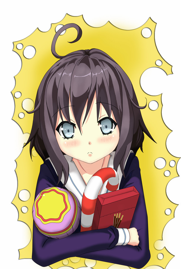 お菓子と少女