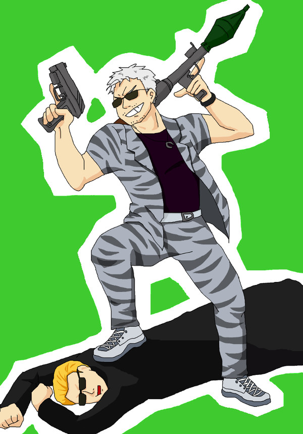 ゼブラ君とウェスカーさん