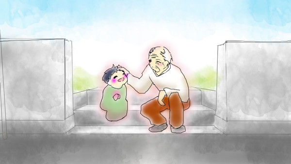 おじいさんとまご